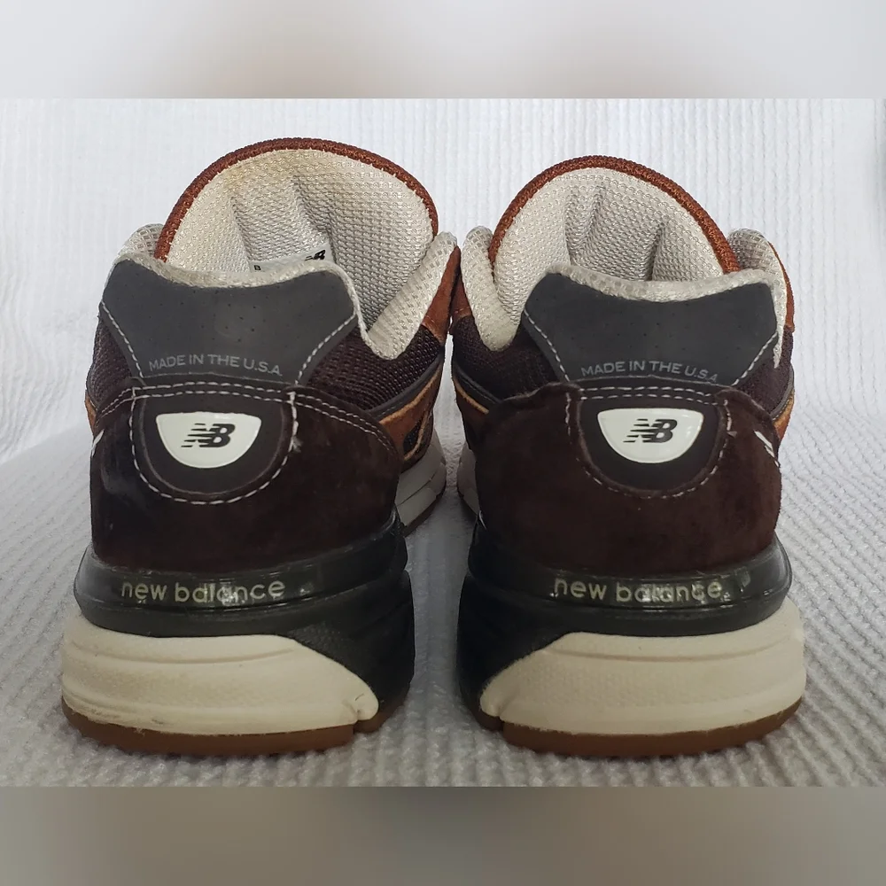 🌟SEE NEW LISTING🌟🎉HP!🎉 🦁L.L. BEAN x New Balance 990 V4 🤎 Womens 8.5 - Picture 8 of 15
